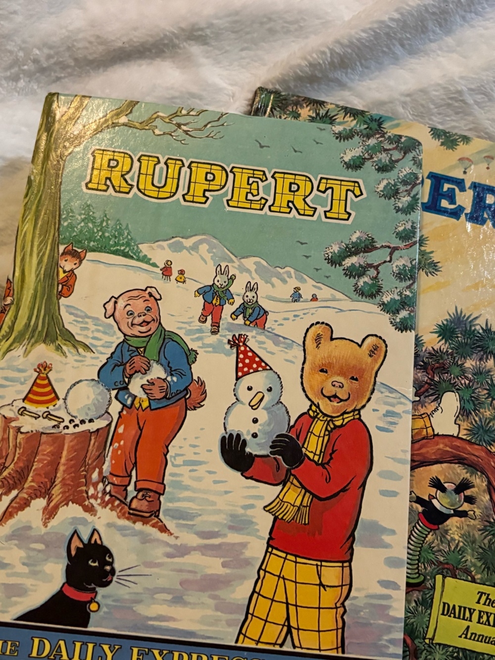 Classic Rupert Annual Kids Book - Colorful Vintage Book